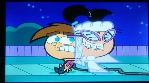 timmy turner and his girlfriend|Tootie comes Back for Timmy Turner and Hugs Him.